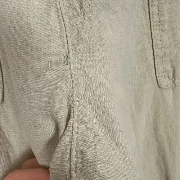 BDG Urban Outfitters Lightweight Cargo Pants Baggy Tan Women's Size Large - Picture 4 of 5